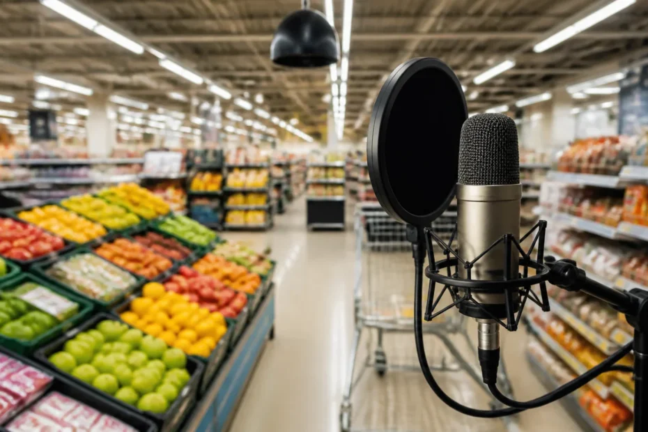 Locução para supermercados e atacarejos: formatos que vendem