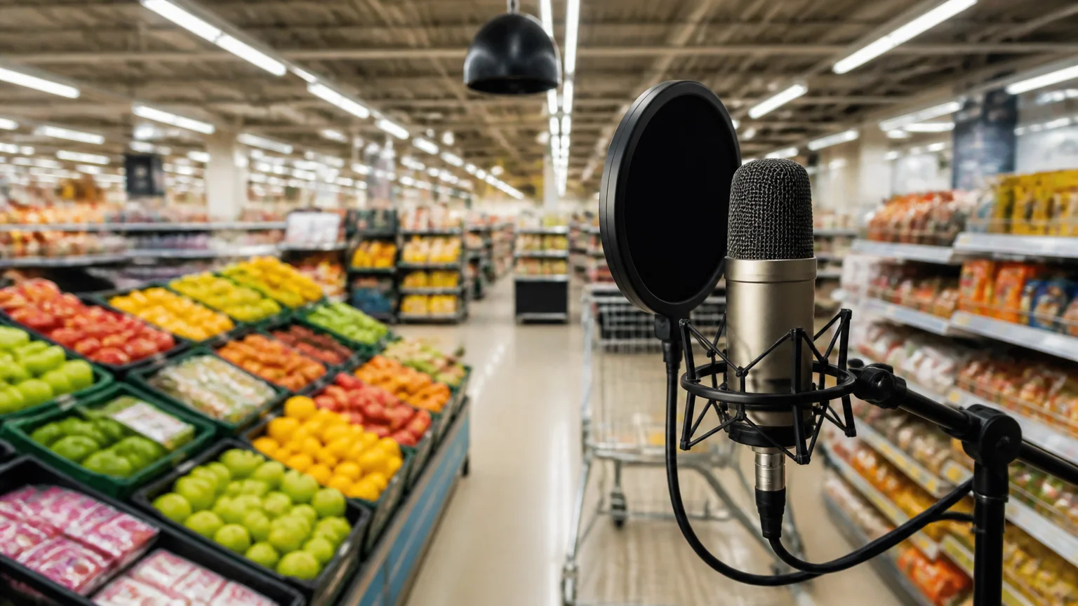 Locução para supermercados e atacarejos: formatos que vendem Locução para supermercados e atacarejos: formatos que vendem