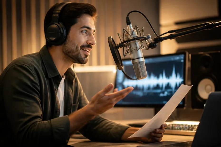 Contratar locutor profissional diretamente: vale a pena?