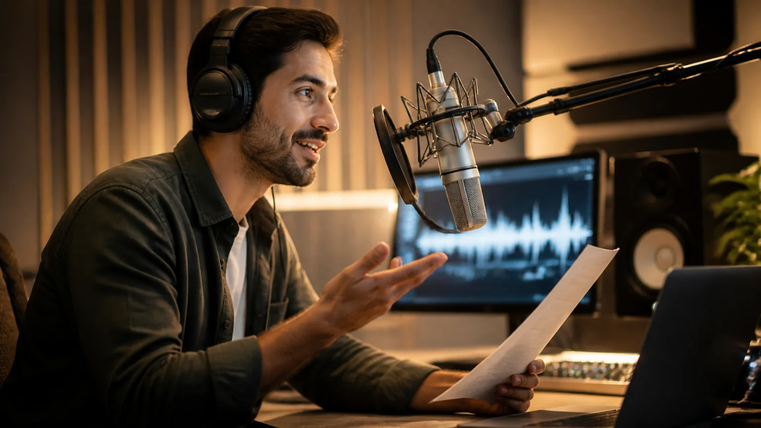 Contratar locutor profissional diretamente: vale a pena?