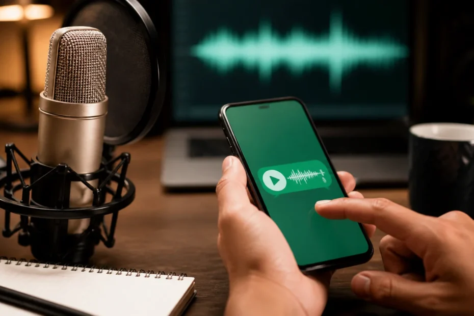 Locução para campanhas de WhatsApp e anúncios curtos