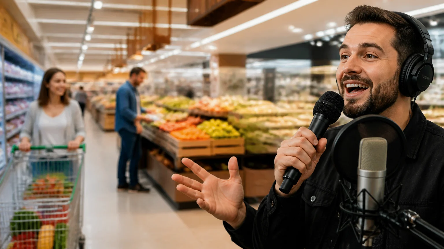Locução para supermercados e varejo promocional Locução para supermercados e varejo promocional
