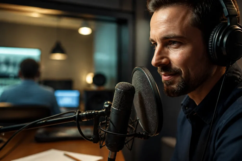 Como escolher locutor para spot comercial de rádio