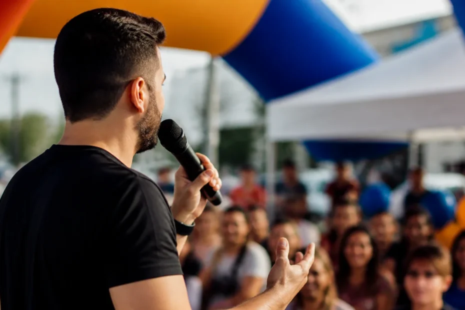 Locução para eventos promocionais: como engajar e vender