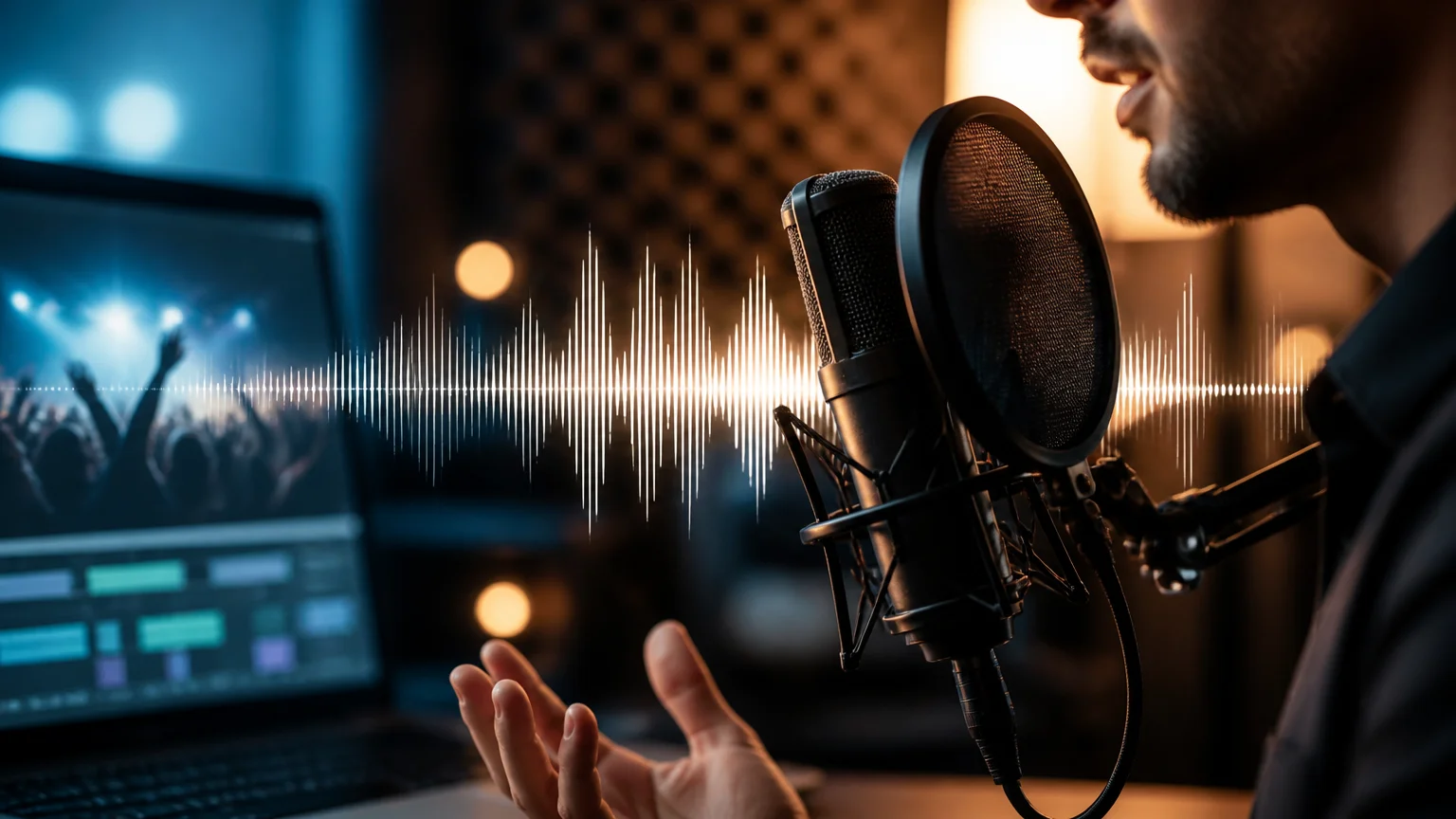 Locução para mídia digital paga: retenção e resposta