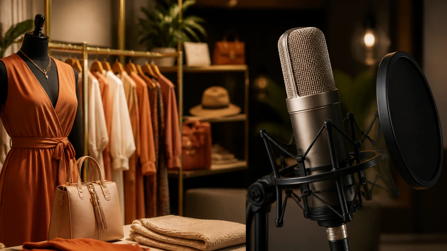 Locução para varejo de moda: voz que vende estilo