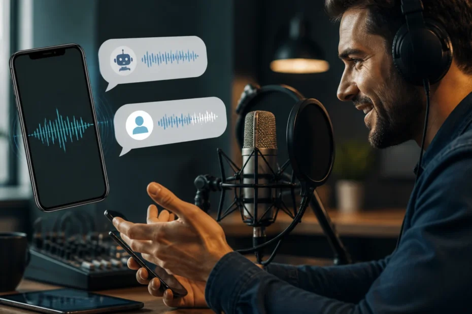 Locução para aplicativo e mensagens automáticas